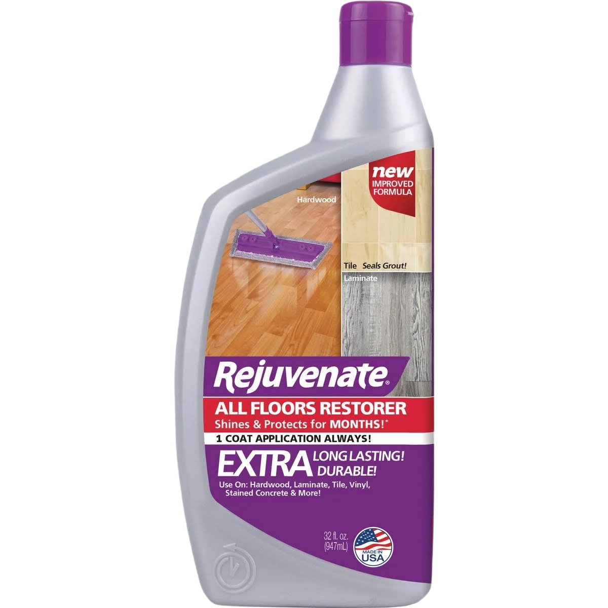 Innovative Rejuvenate Wood Finish Restorer Floor Finish 32 oz. Breathable