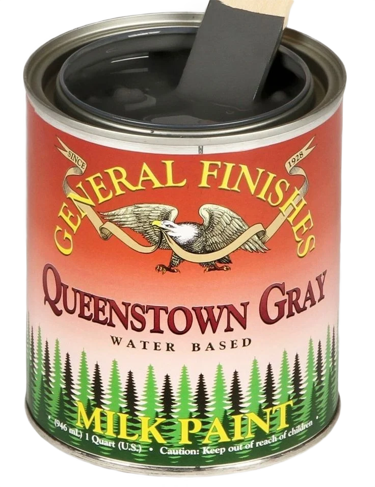 Minimalist General Finishes Queenstown Gray Milk Paint Quart Fine