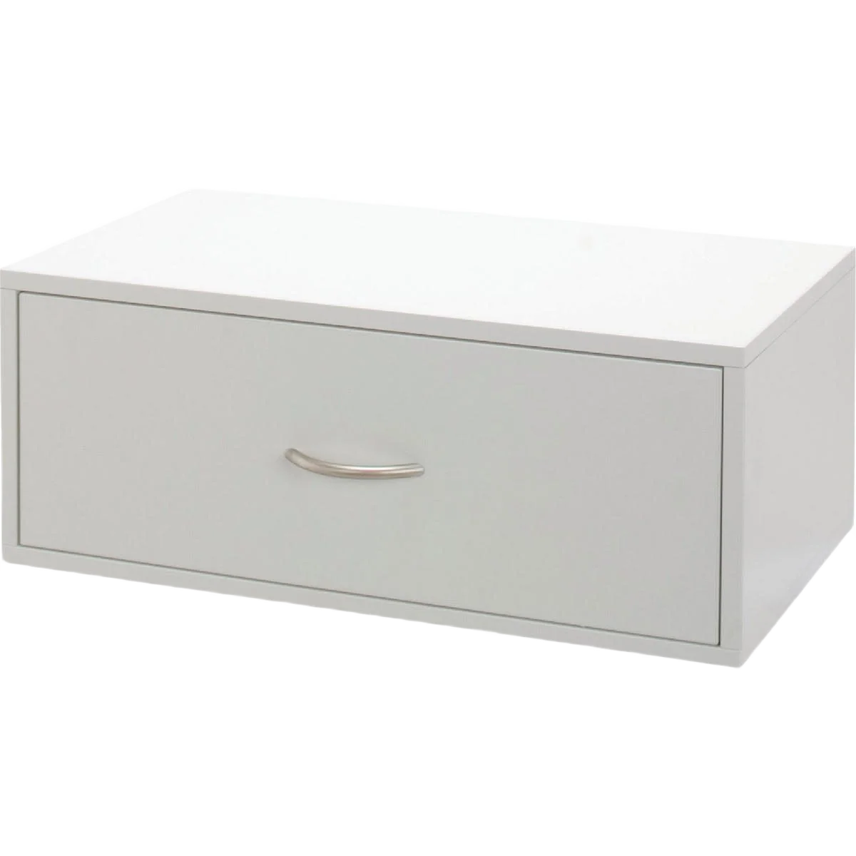 Advanced domRail White Double Hang O-Box with 1 Drawer Reusable