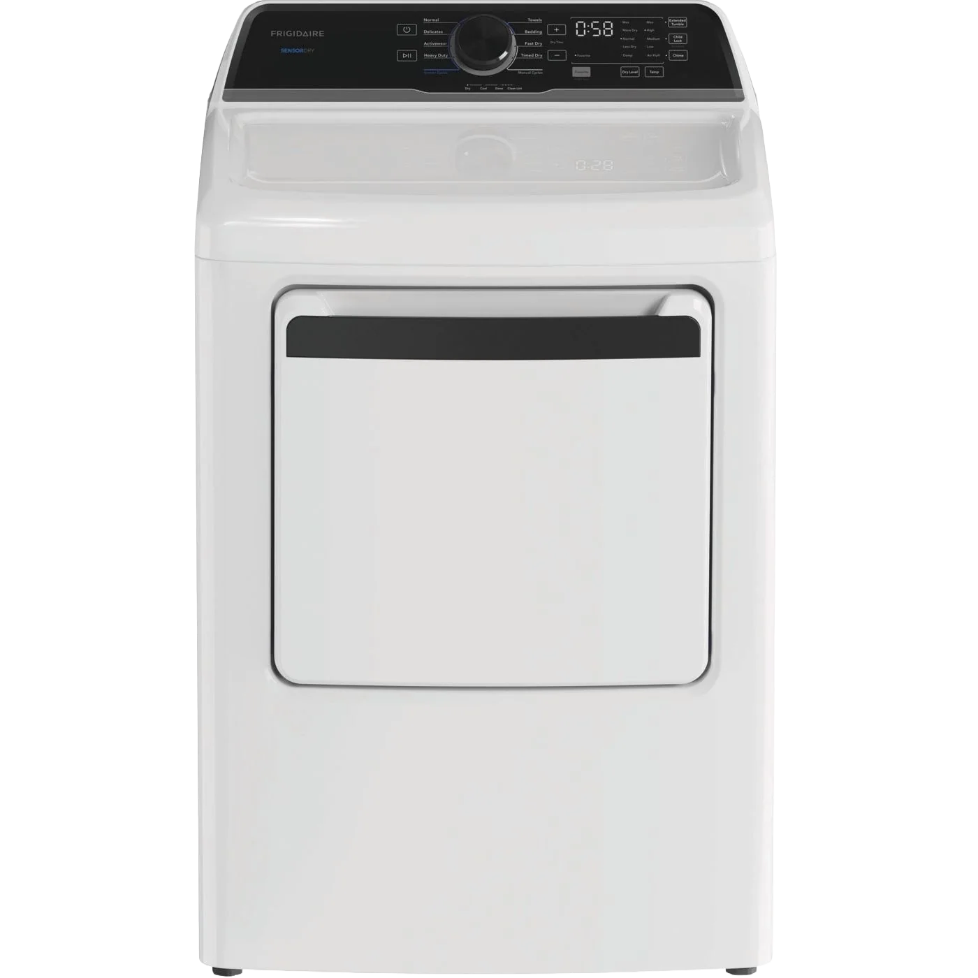 Detailed 7 Cu. Ft. Gas Dryer Smart
