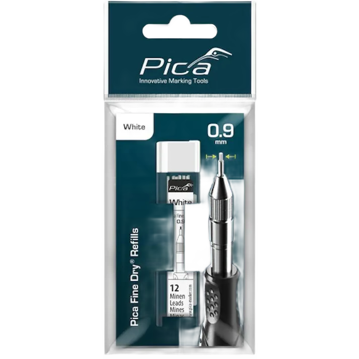 Convenient PICA Fine Tip Tip Type White Color Graphite Refills Professional