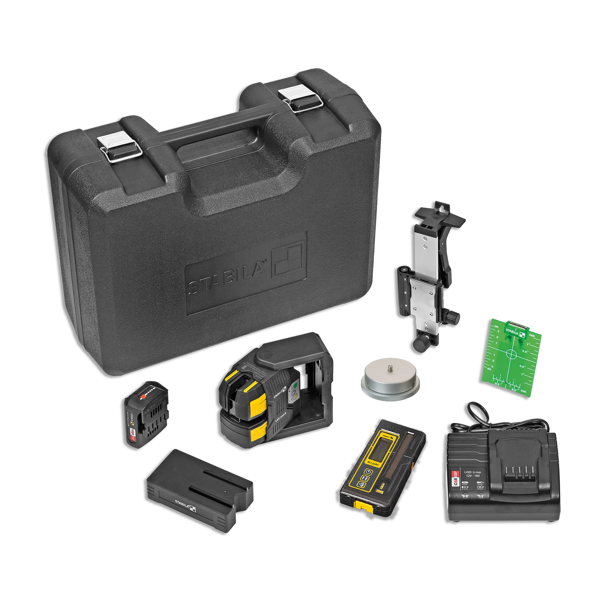 Traditional Stabila Stabila LAX 500 G REC 230 RG Cross-Line Plumb Dots Laser Line Receiver Kit Sustainable
