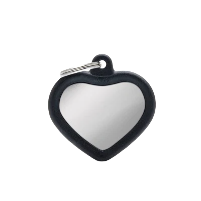 High-Quality MyFamily Chrome Heart Hush ID Tag Effective