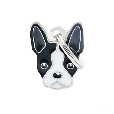 Comfortable MyFamily Boston Terrier ID Tag Outstanding
