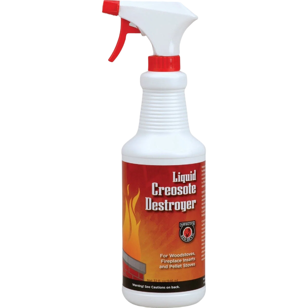 World-Class Meeco’s Red Devil Liquid Creosote Remover Spray 32 oz. Traditional