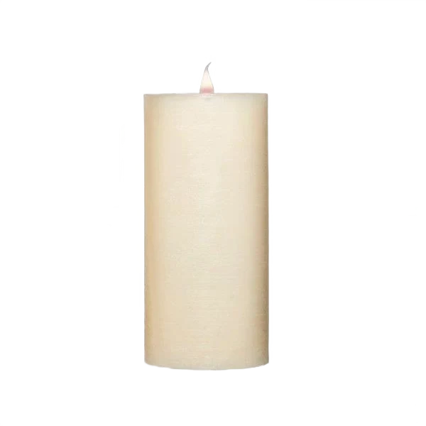 Eco-Friendly Roman Rustic Ivory Pillar Candle 3.75 x 8 in. Carefully Designed