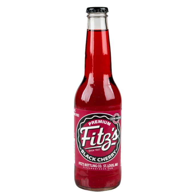 Casual Fitz’s Black Cherry Soda 12 oz. Excellent