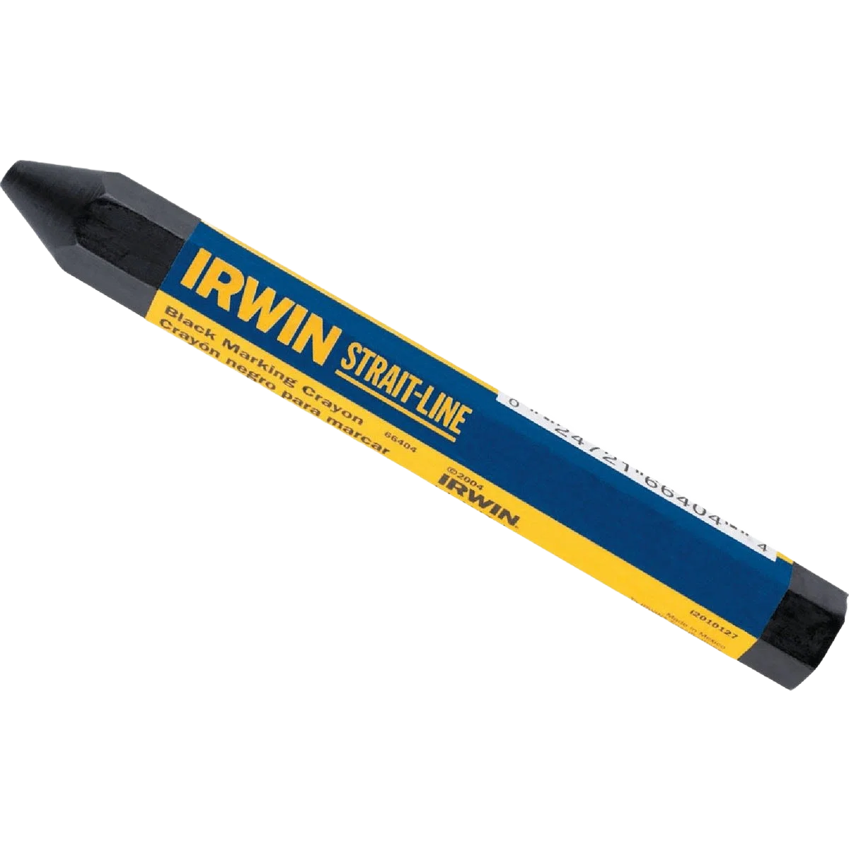 Traditional Irwin Strait-Line Black Lumber Crayon Advanced