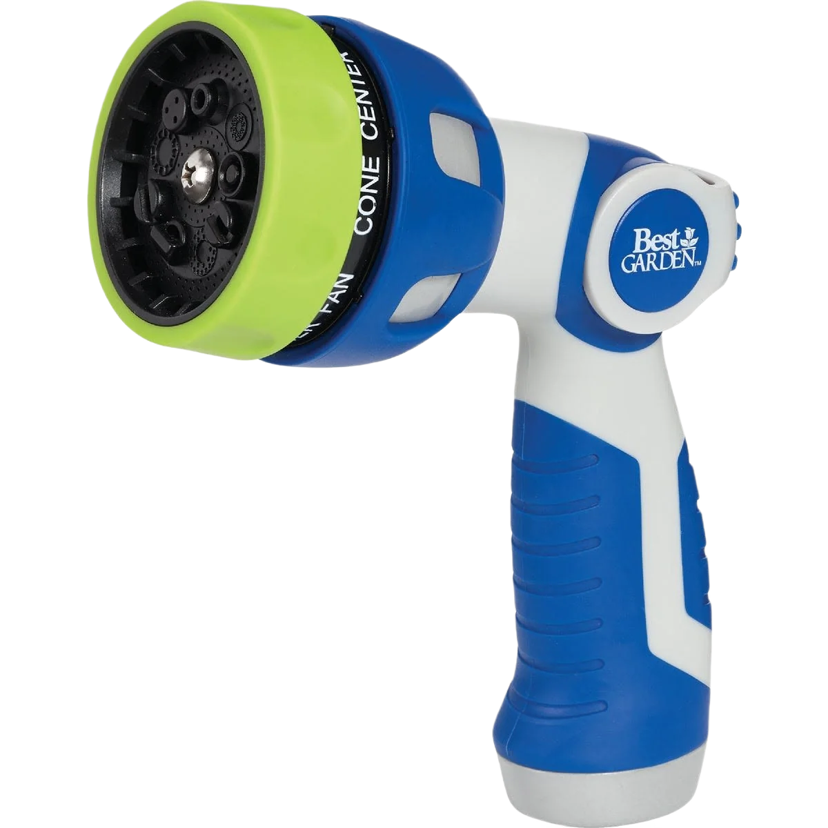 Certified Garden Blue and Gray 9-Pattern Metal Nozzle Enhanced