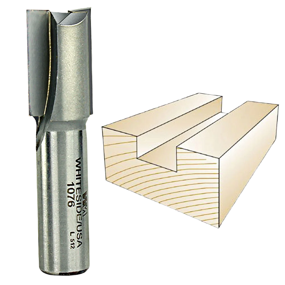 Excellent Whiteside Straight Bit 1 2 in. SH x 5 8 in. CD x 1 in. CL Trendy