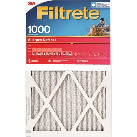 Reliable Filtretre Allergen Defense 1000 1085 MPR Furnace Filter 14 in. x 20 in. x 1 in. Selected