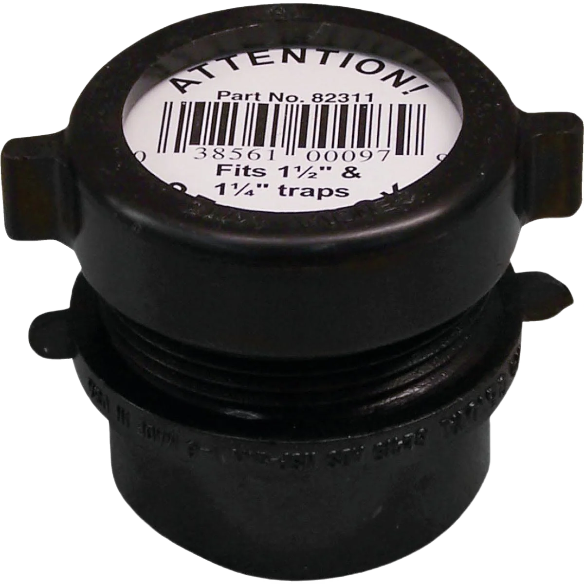 Artisan Charlotte Pipe 1-1 2 In. x 1-1 4 In. SPG x Tubular Black ABS Waste Adapter Fast