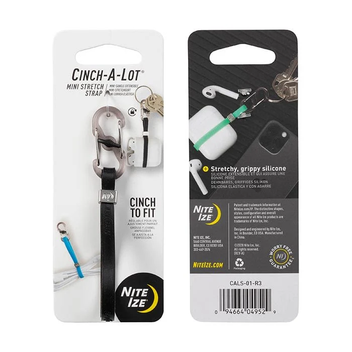Traditional Cinch-A-Lot Black Mini Stretch Strap Verified