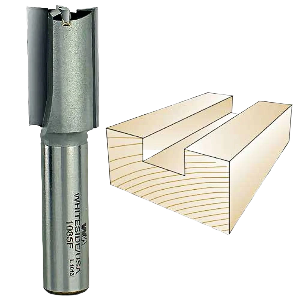 Modern Whiteside Straight Bit 1 2 in. SH x 3 4 in. CD x 1-1 4 in. CL High-End