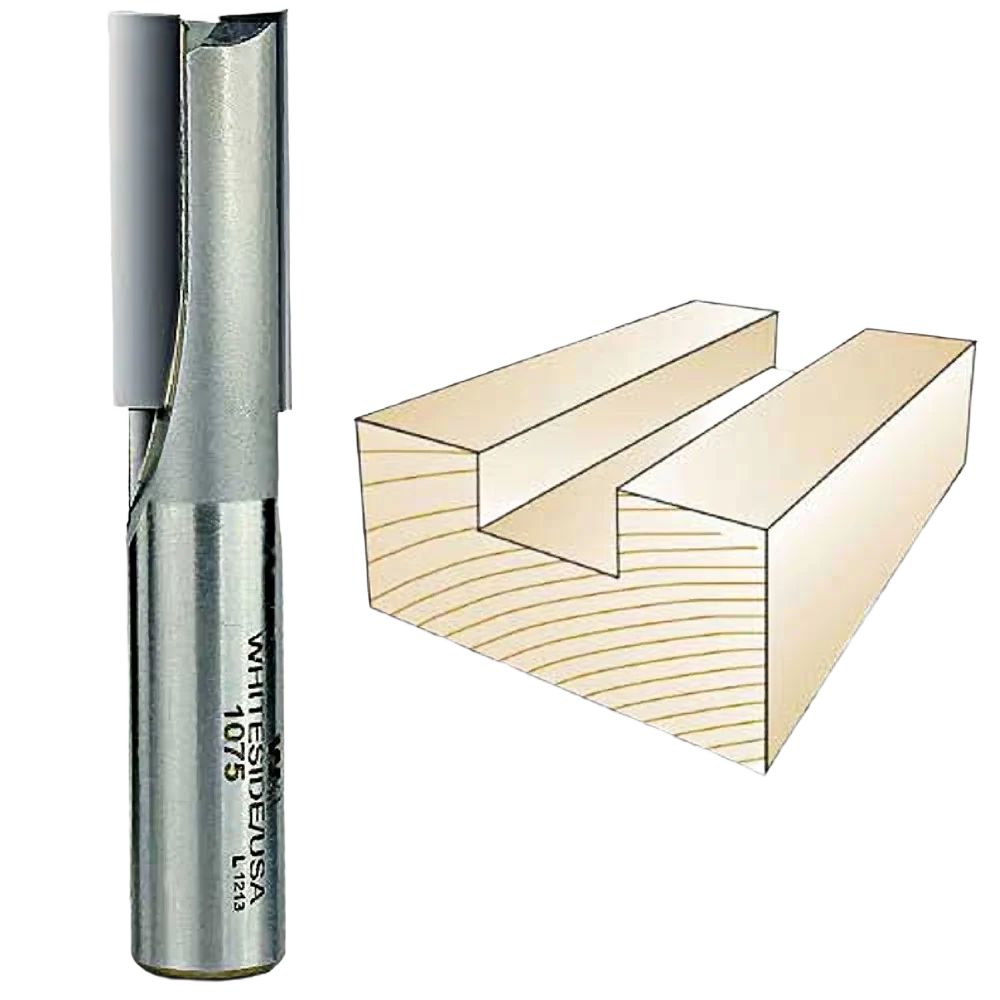 Consistent Whiteside Straight Bit 1 2 in. SH x 9 16 in. CD x 1-1 4 in. CL Minimalist