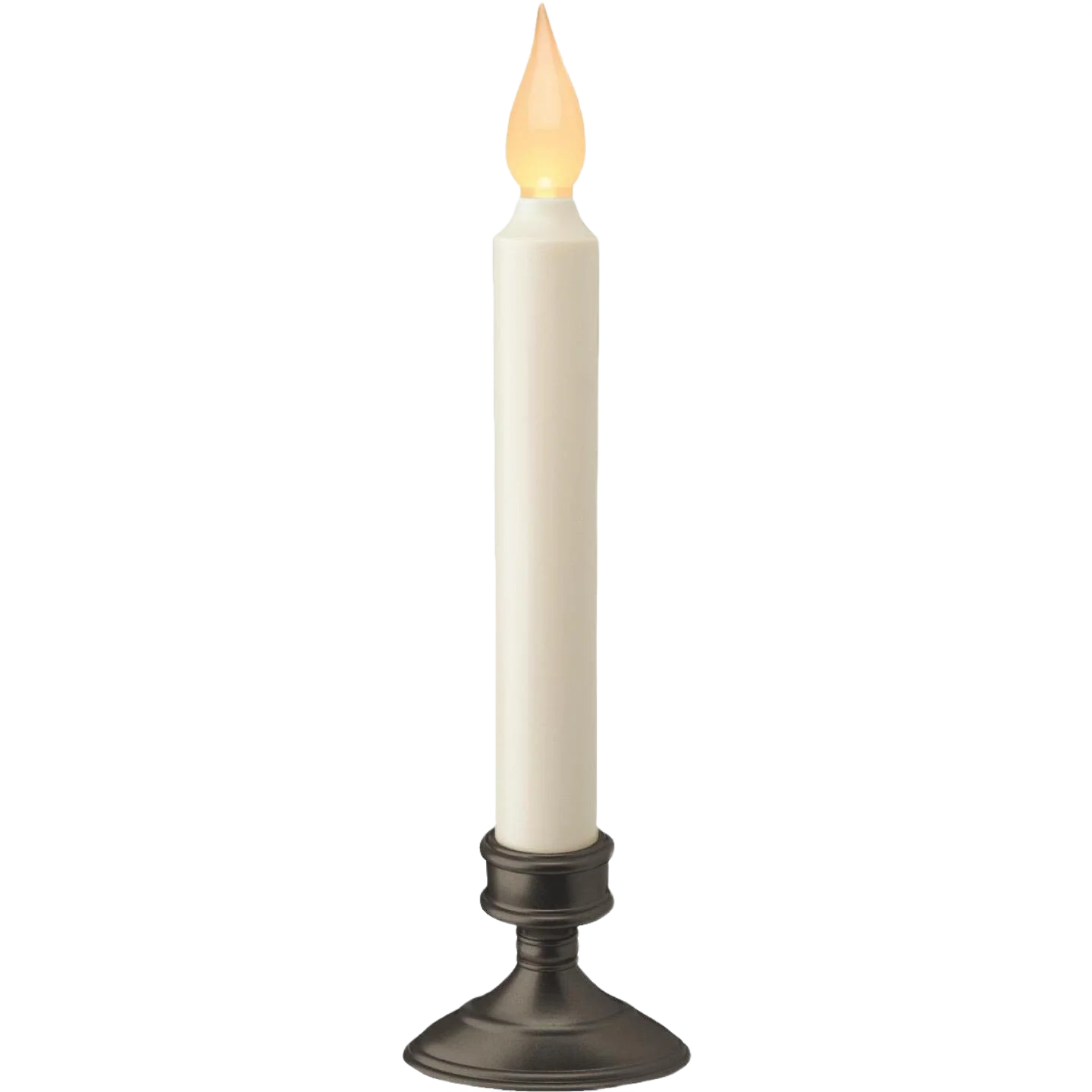 Solid Xodus Aged Bronze LED Dusk to Dawn Battery-Operated Candle Stylish