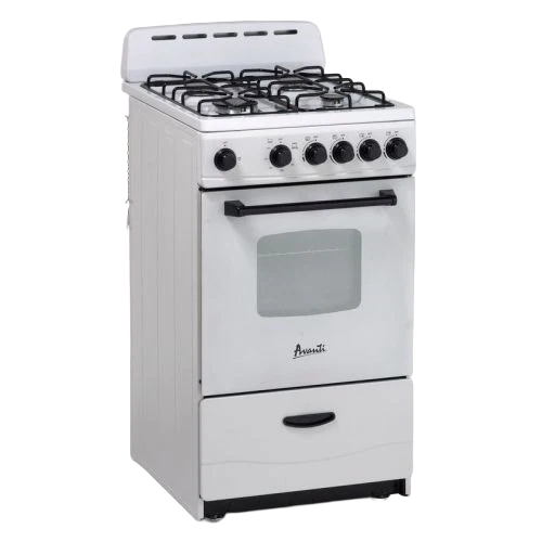 Fashionable Avanti 20 Compact Gas Range Oven – White Official