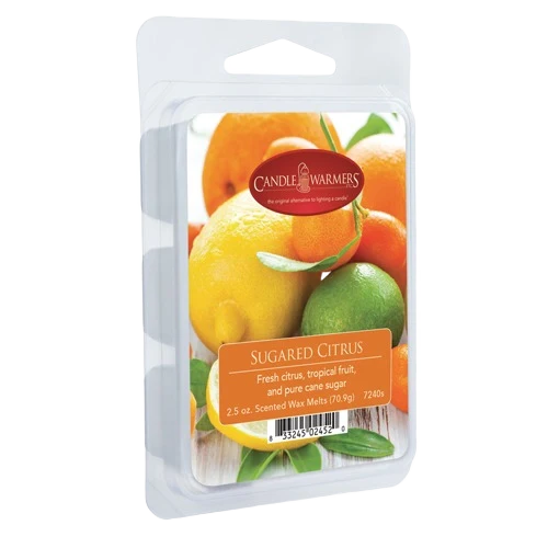 Durable Candle Warmers Sugared Citrus 2.5 oz. Wax Melts Enhanced