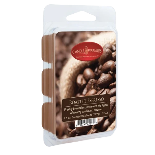 Versatile Candle Warmers Roasted Espresso Wax Melts 2.5 oz. Green