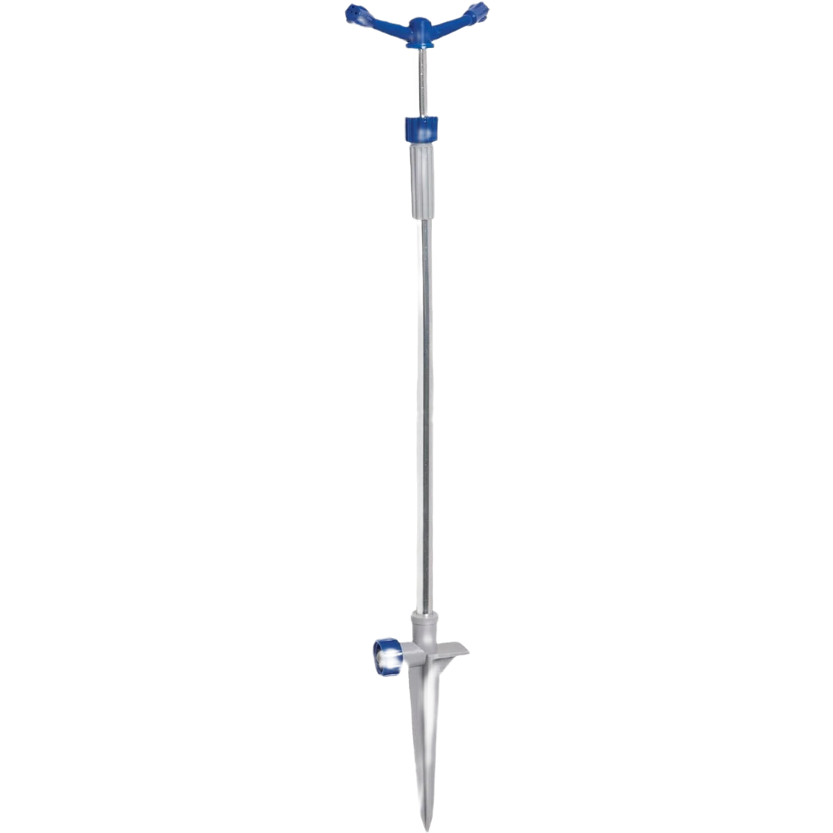 Enhanced Garden Aluminum Telescoping 2 Arm Rotary Sprinkler 50 ft. Flexible