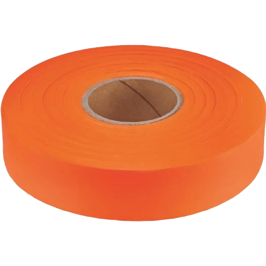 Safe Empire 1 In. Orange Flagging Tape 600 ft. Breathable