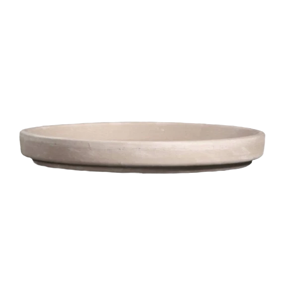 Modern Border Concepts Granite Clay Waterproof Saucer 4.5 in. Crafted