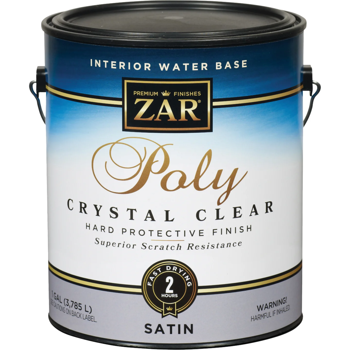 Easy-to-Use ZAR Satin Interior Water Base Polyurethane Gallon Responsible
