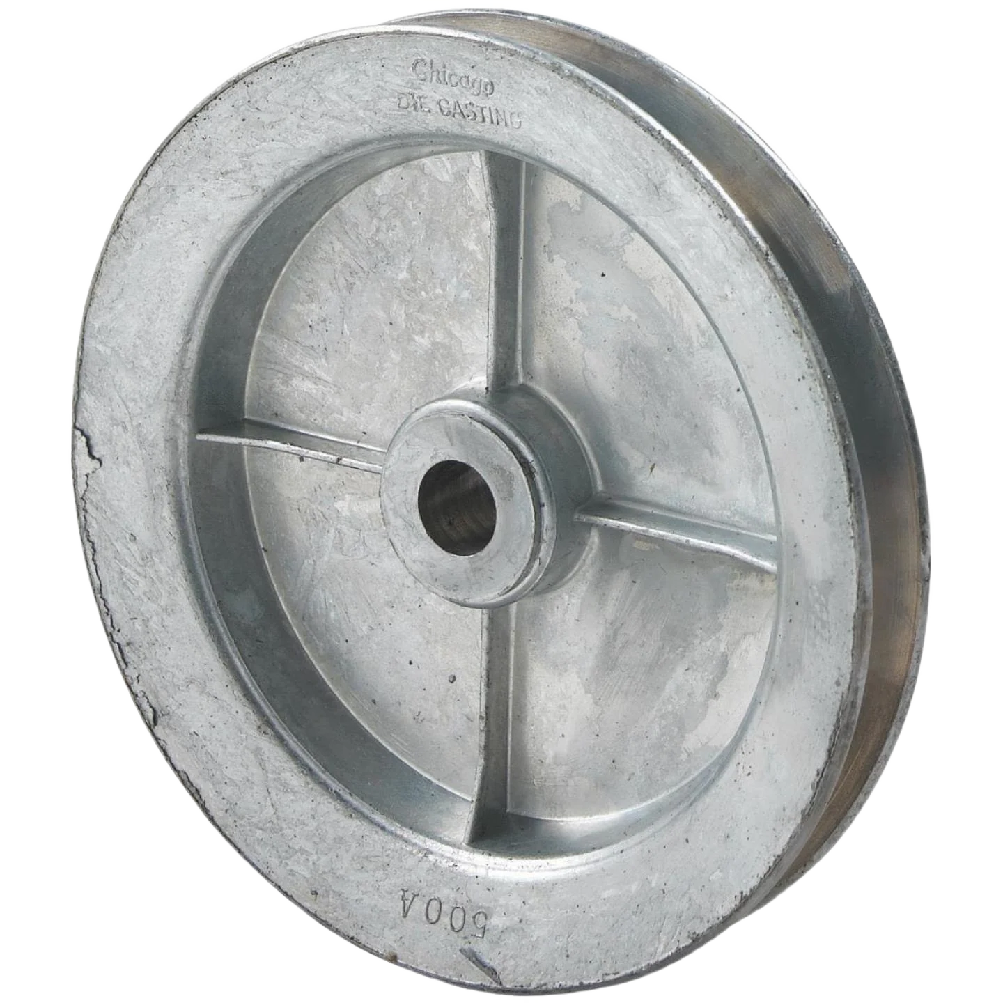 Specialty Chicago Die Casting Single Groove Pulley 5 in. x 1 2 in. Exclusive