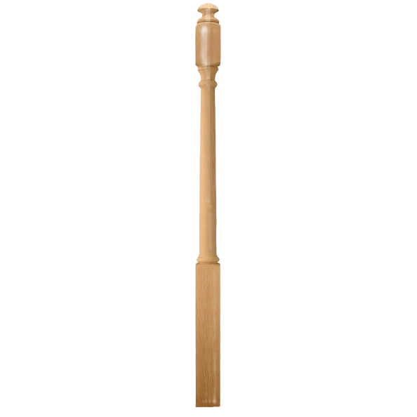 Elegant Stairtrends 3 in. x 48 in. Poplar Traditional Starting Newel Exceptional