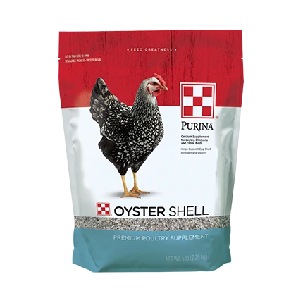 Authentic Purina Oyster Shell Chicken Feed 5 lb. First-Class