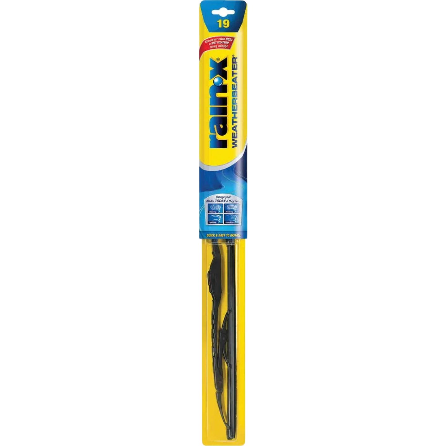 Classic Rain-X Weatherbeater Wiper Blade 19 in. Proven