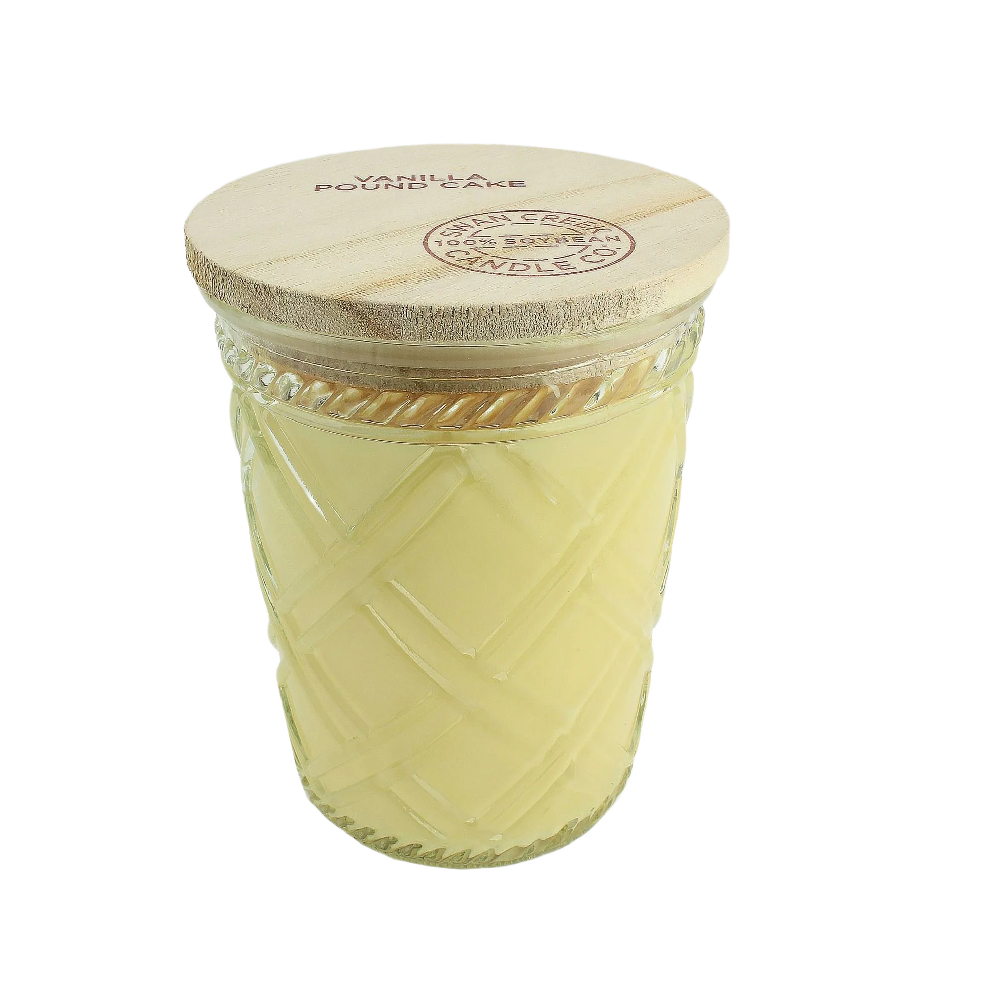 Carefully Designed Swan Creek Vanilla Pound Cake Timeless Jar Candle 12 oz. Pure