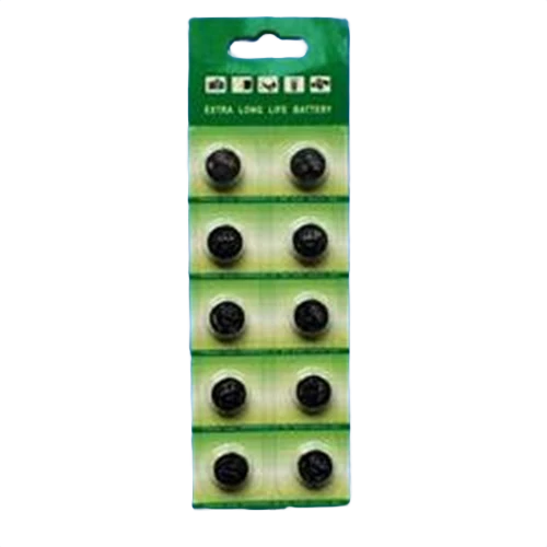 Long-Lasting Kurt S. Adler LR44 Button Cell Batteries Set of 10 Minimalist