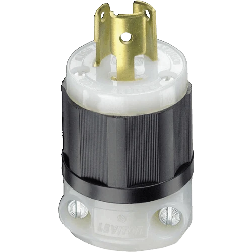 Crafted Leviton Commercial Grade Locking Cord Plug Solid