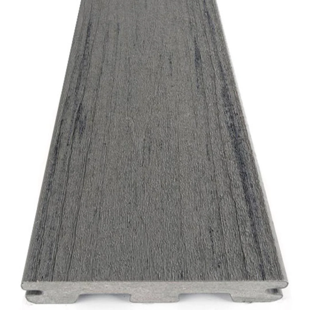 Advanced TimberTech 12′ PRO Terrain Collection Grooved Deck Board Silver Maple Premium Material
