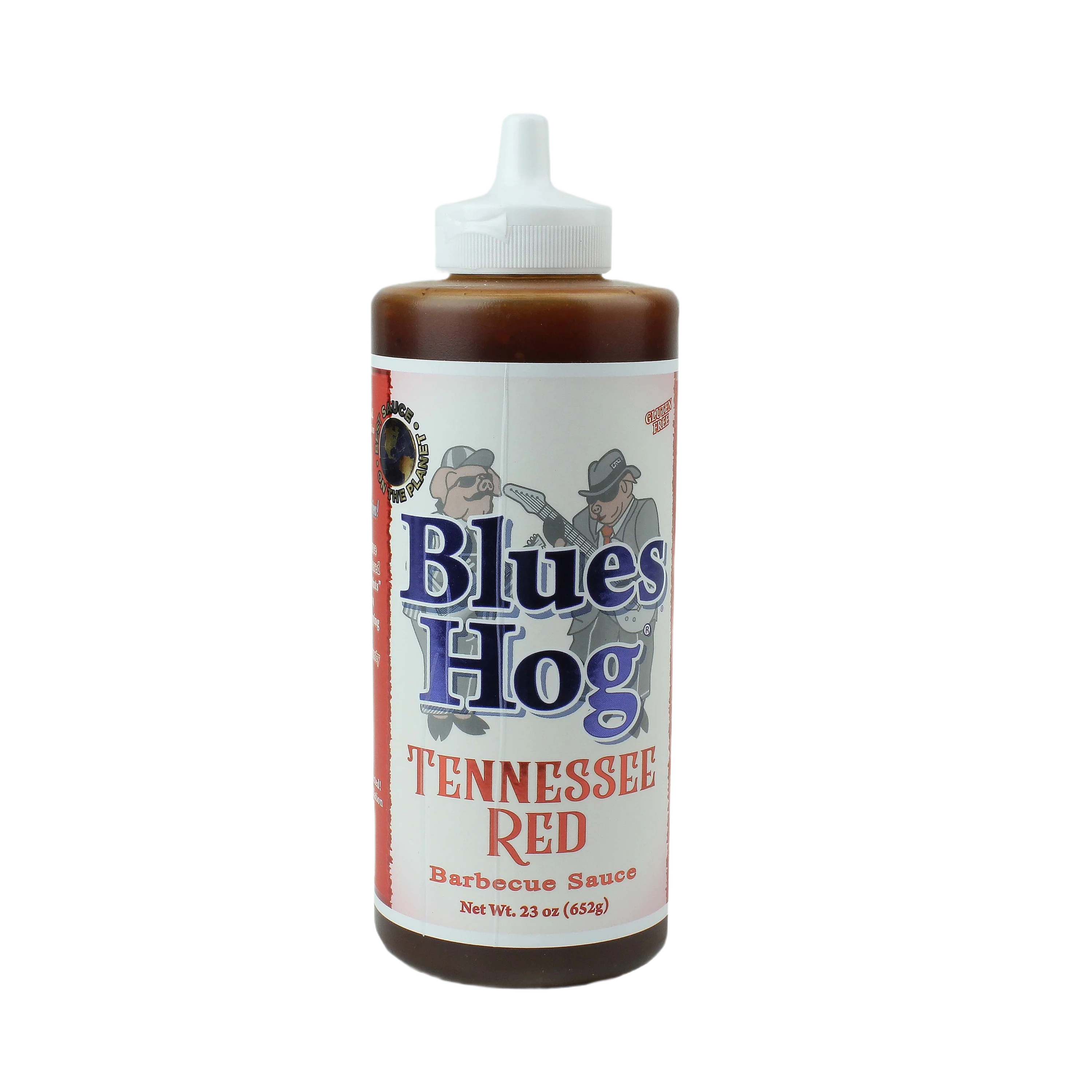 Authentic Blues Hog Tennessee Red Gluten BBQ Sauce 23 oz. Excellent