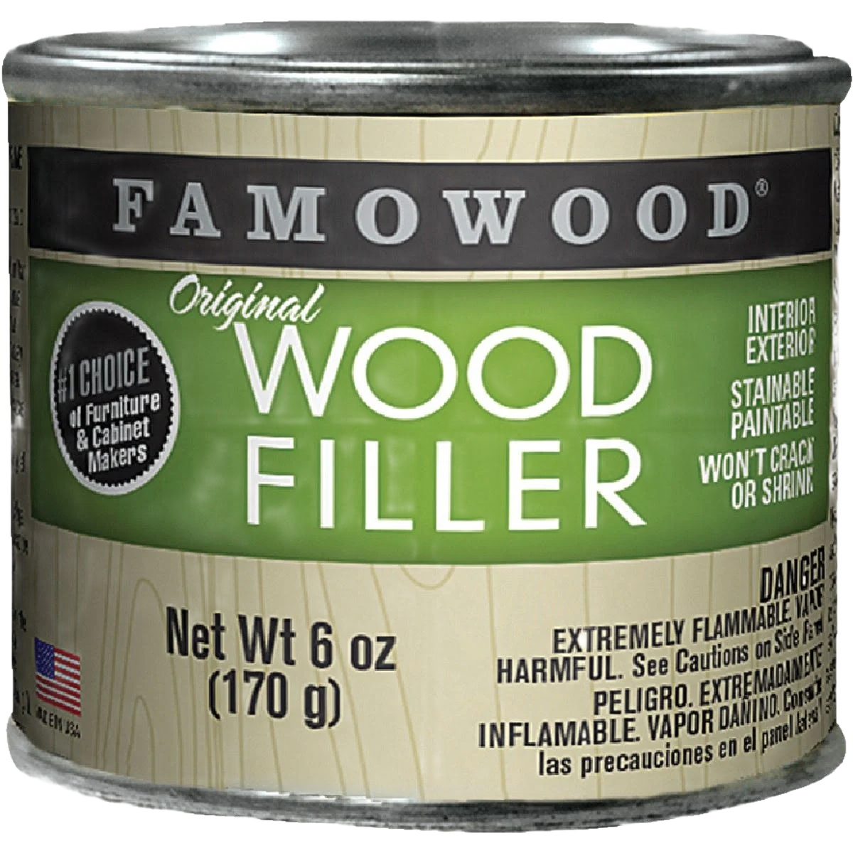 Traditional Famowood Natural Wood Filler 6 oz. Trendy