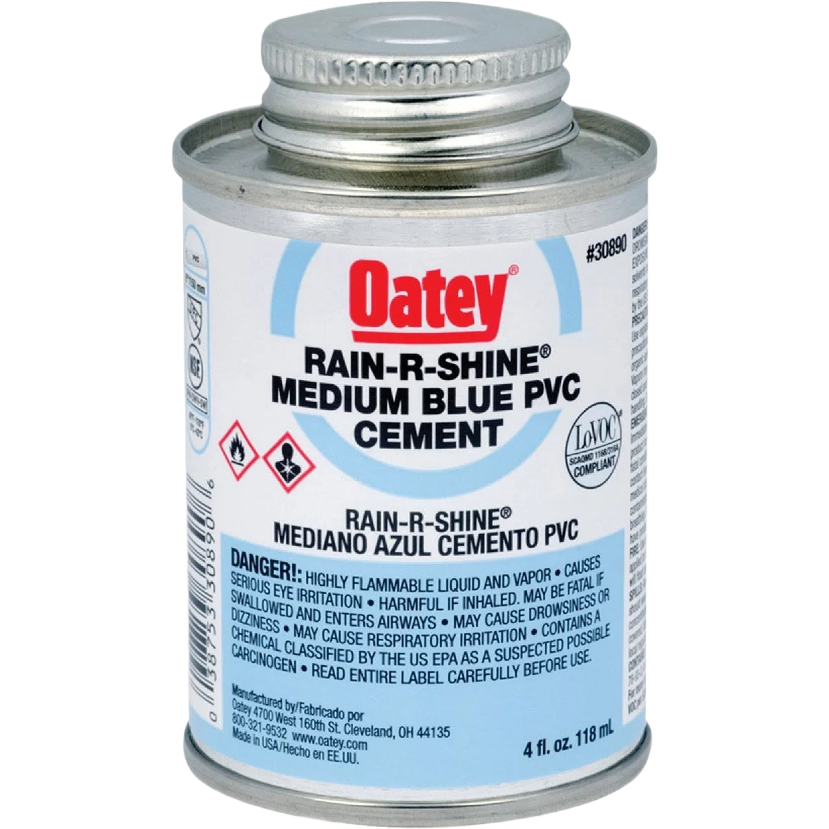 Official Oatey PVC Wet Cement Convenient
