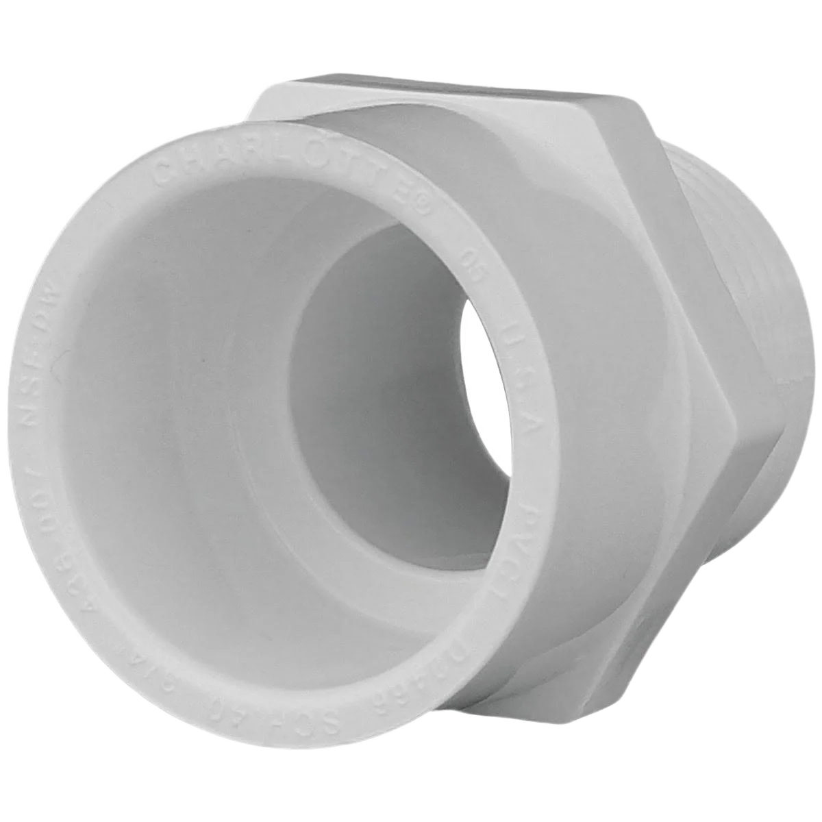 Specialty Charlotte Pipe 3 4 In. x 3 4 In. Schedule 40 Male PVC Adapter Fashionable