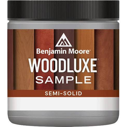 Certified Benjamin Moore Woodluxe Semi-Solid White Stain 1 2 pint Minimalist