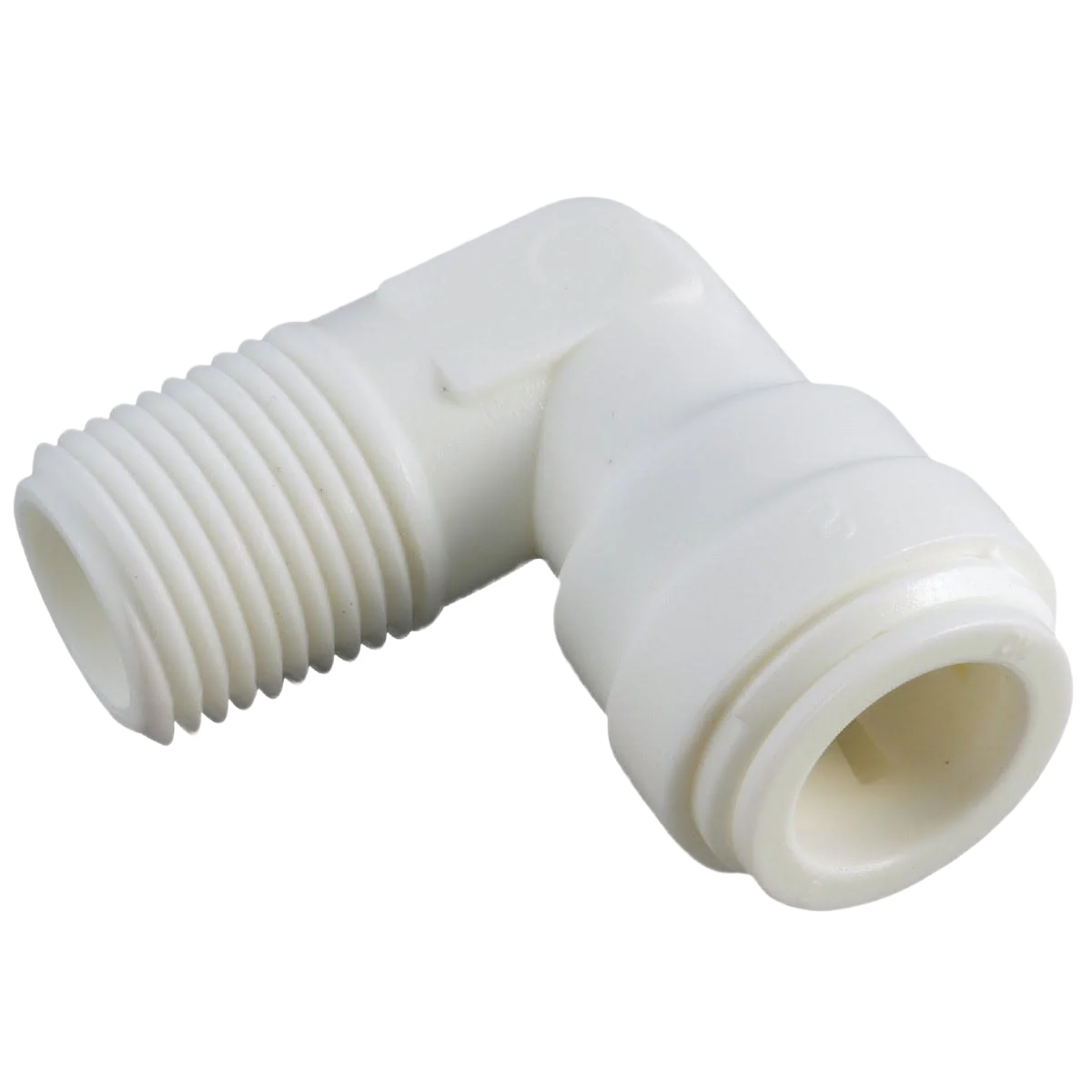 World-Class Anderson Metals 90 Deg. Push-In Male Plastic Elbow 3 8 In. OD x 1 4 In. MIP Secure