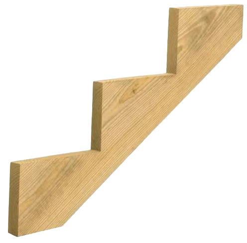 Reusable Kitzmans 2 in. x 10 in. 3-Step Pre-Cut Stair Riser Fine