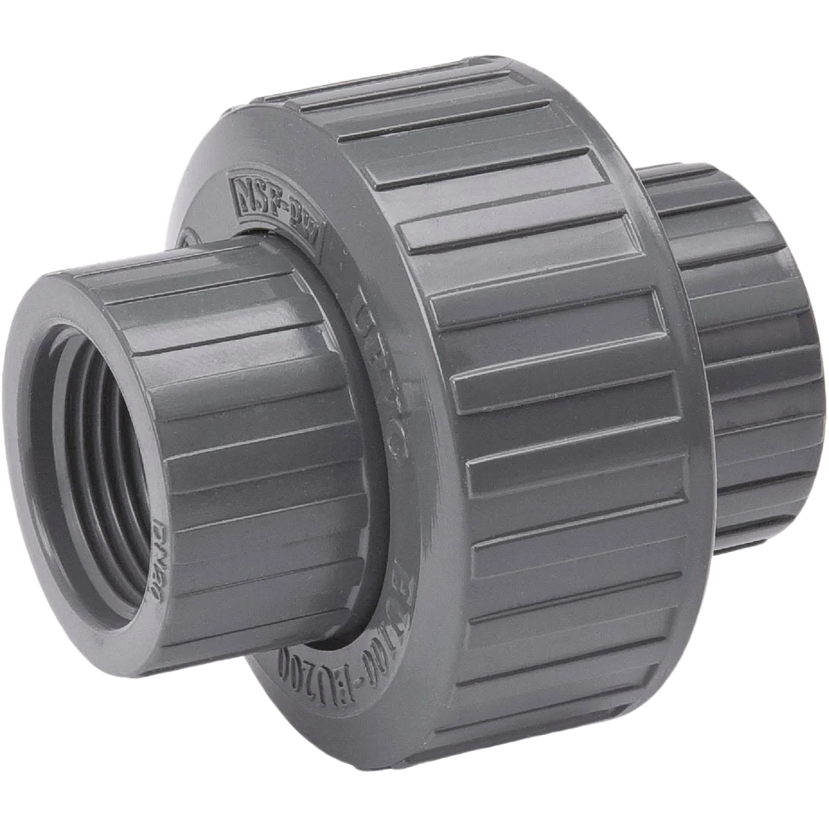 Dependable B K 1 In. PVC Gray Threaded Union Artisan