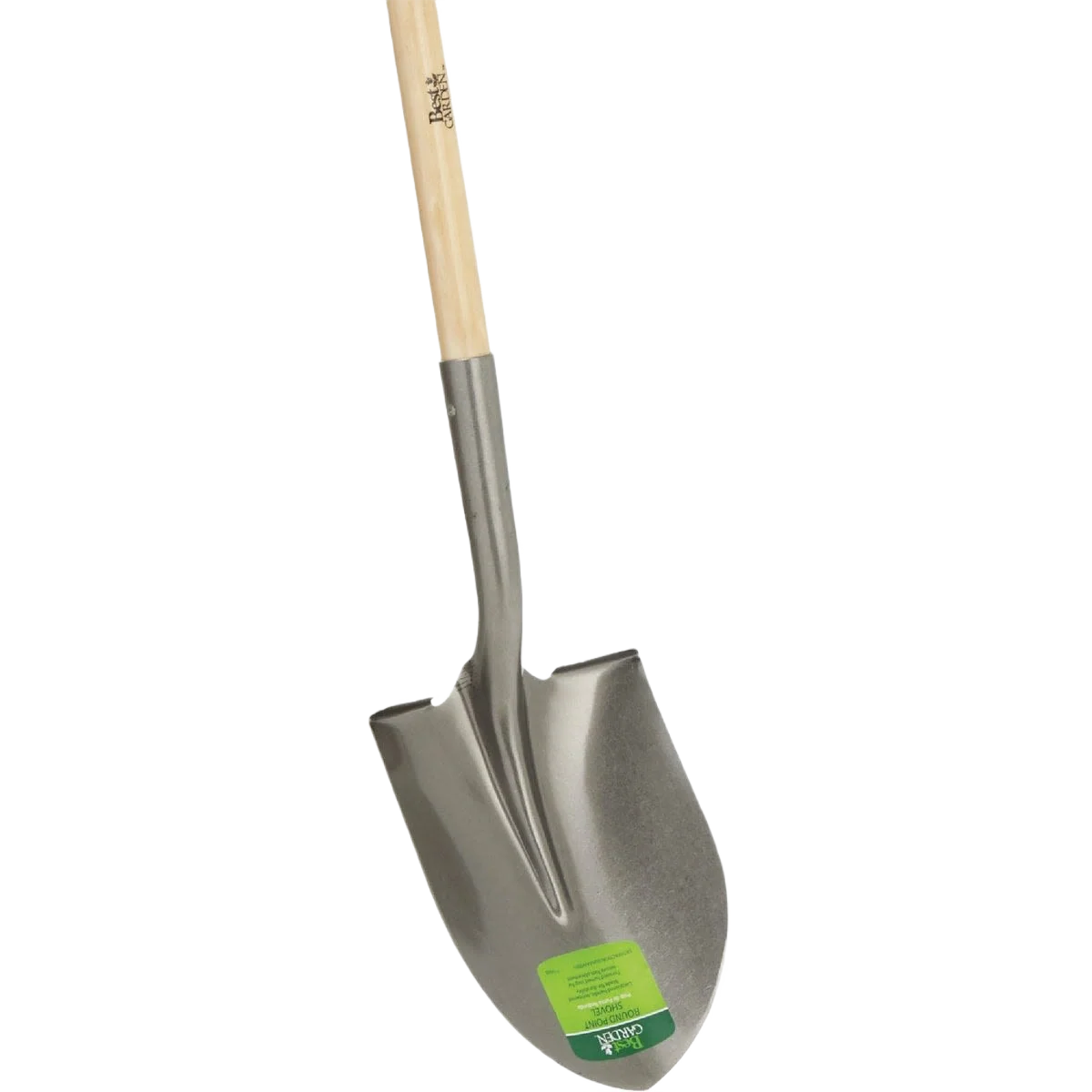 Exceptional Garden Wood Handle Round Point Shovel 44 in. Enhanced
