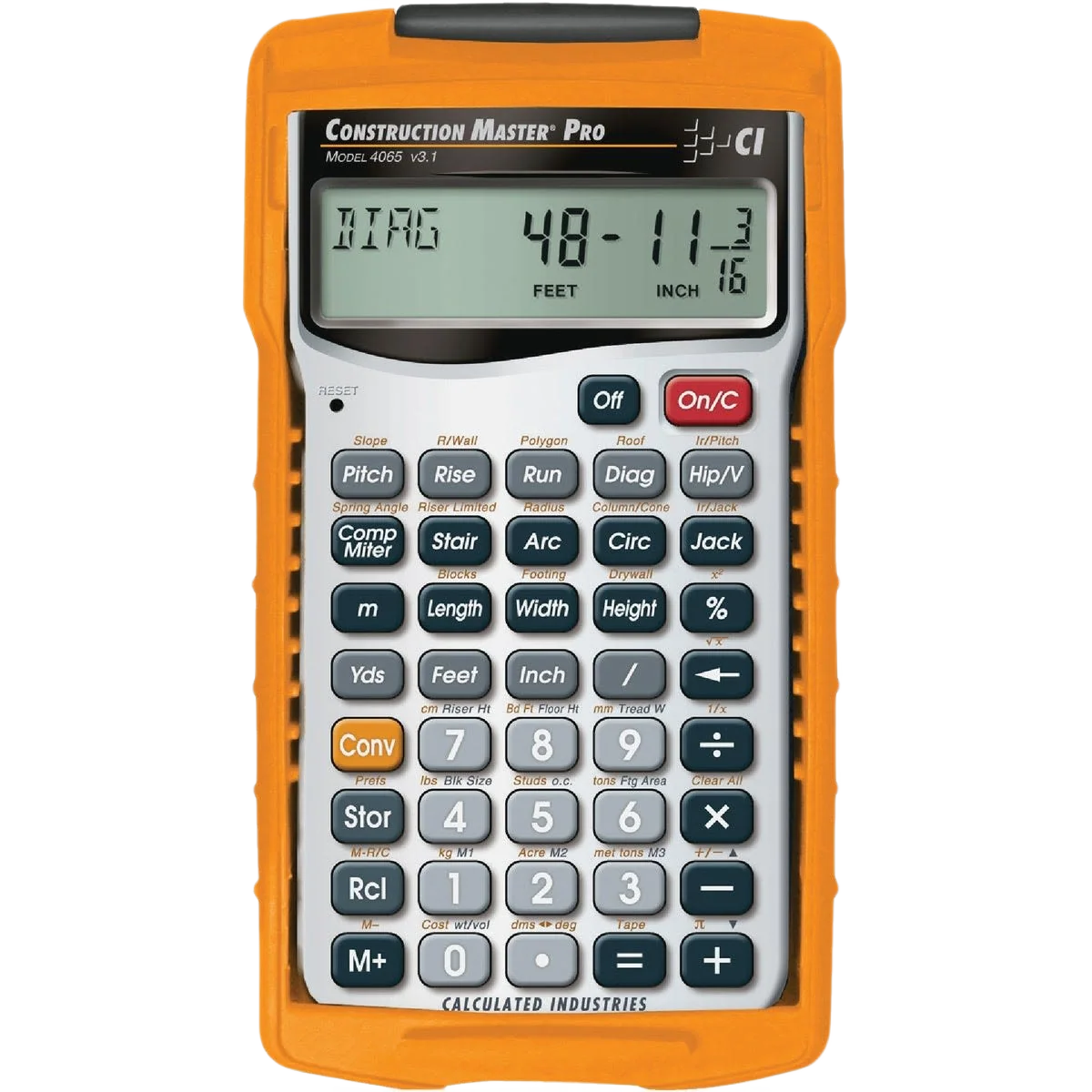 User-Friendly Calculated Industries Construction Master Pro Project Calculator Verified