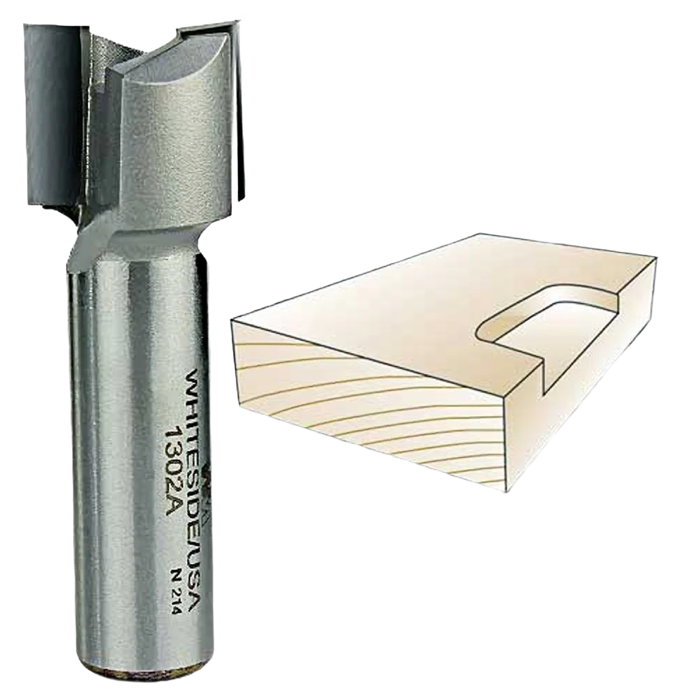 Eco-Friendly Whiteside Straight Mortising Bit 1 2 in. SH x 3 4 in. CD x 5 8 in. CL Verified