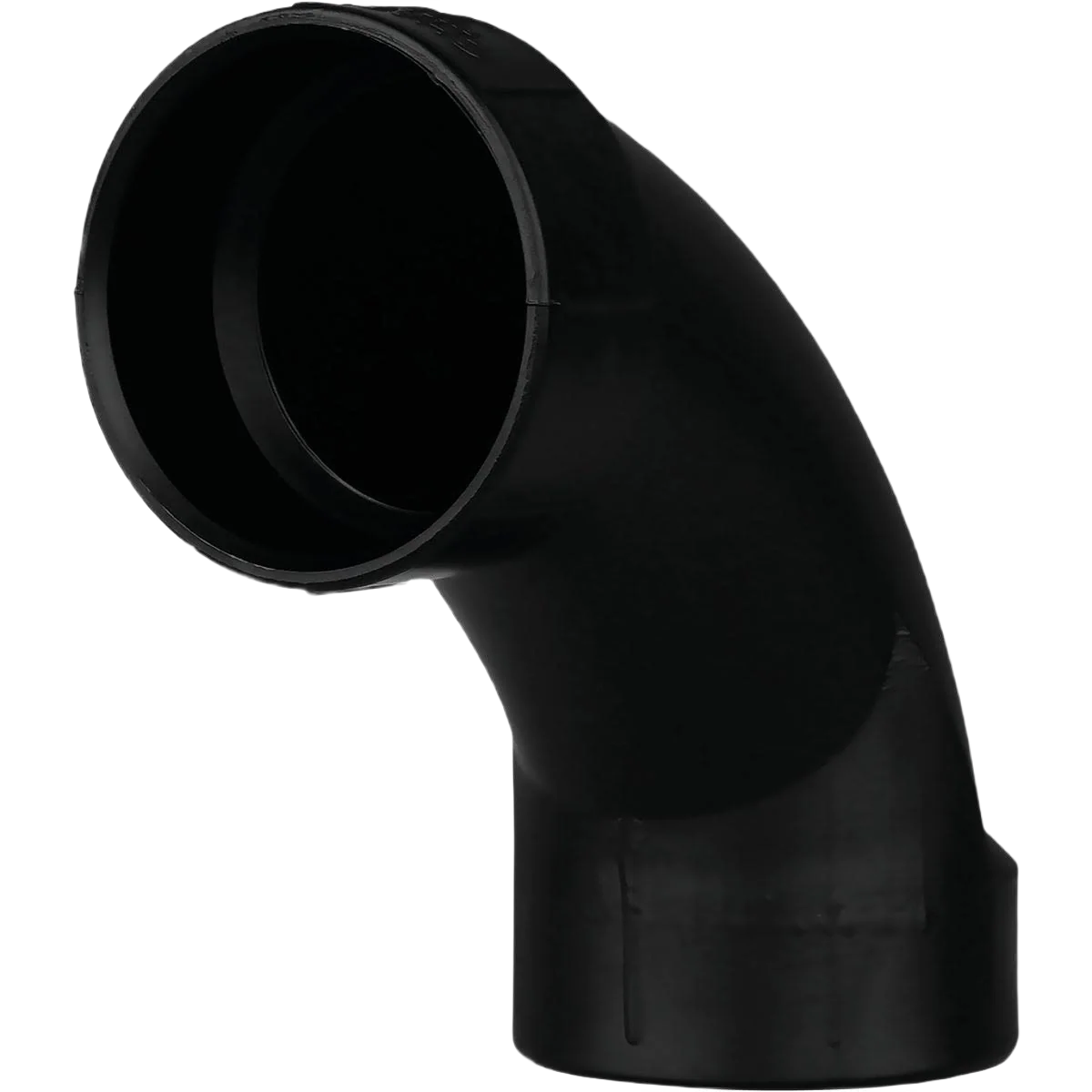 Quality Charlotte Pipe 2 In. Hub x Hub 90 Deg. Long Sweep ABS Elbow Selected