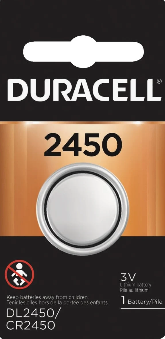 Environmentally Friendly Duracell 2450 Lithium Coin Cell Battery Green