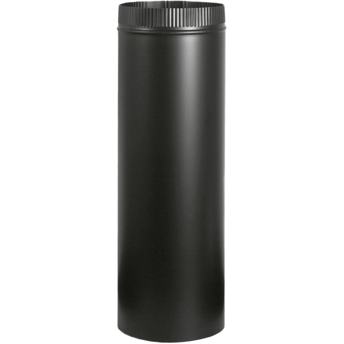 Soft Imperial Snaplock 6 In. x 48 In. 1200 F Black Stove Pipe Refined