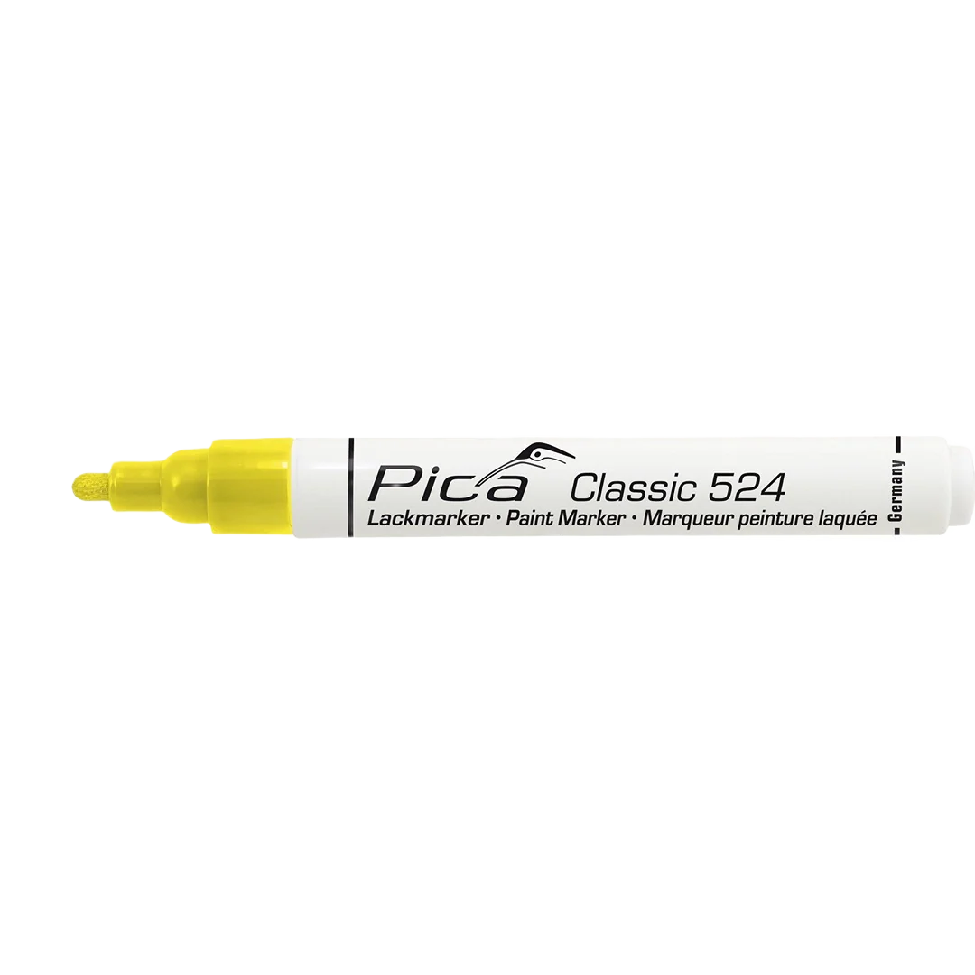 Elegant Pica Classic 524 Industry Paint Marker Yellow Functional